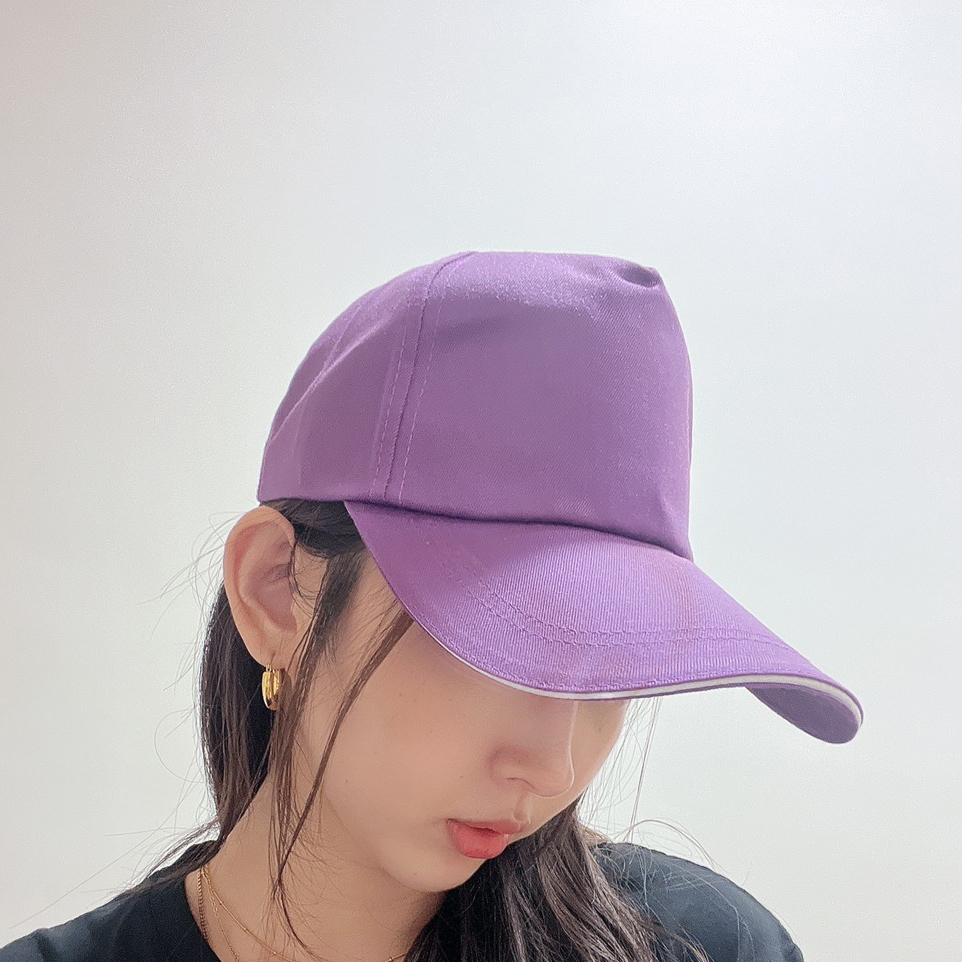 紫色帽子